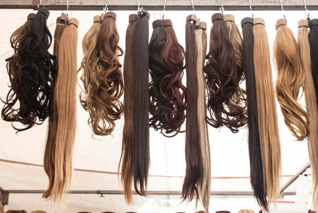 Hair extensions with a soft blended finish